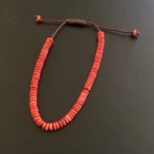 Red Beaded Bracelet